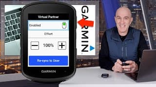 How To Disable Garmin Virtual Partner On Edge 540 / Edge Mtb