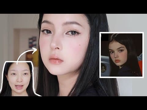 Cold As Ice 🧊 | Cool Girl Minimalist Makeup |12 Mins In Depth Step By Step Tutorial By 章小鱼aa