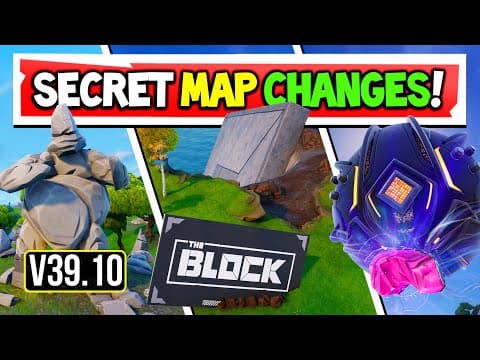 Every Fortnite New Map Changes & Easter Eggs In Fortnite Chapter 7 Update!