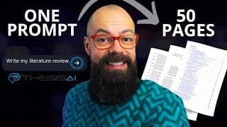 One Prompt = Full Literature Review (why Every Phd Needs This Tool)