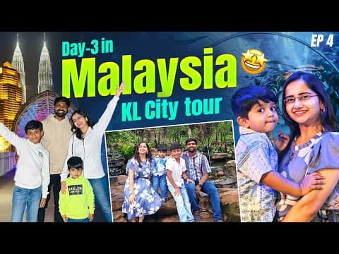 Ep:4 Kuala Lumpur City Tour L Day 3 Exploring The City | Malaysia Vlogs In Telugu #voiceofvassapitta