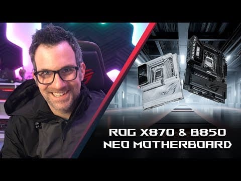 Rog X870 And B850 Neo Motherboards Revealed! | Ces 2026