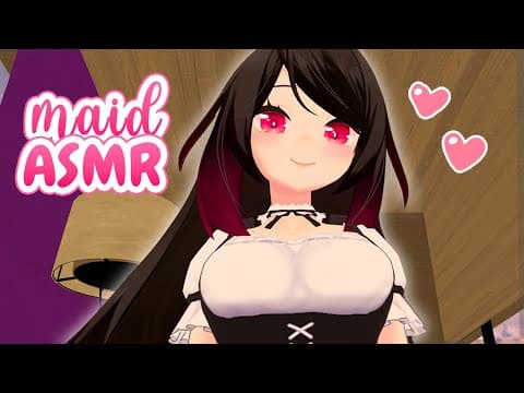 [vr Asmr] Maid Pampers You While You're Sick ❤️ Scalp Massage, Ear Cleaning, Close Whispers