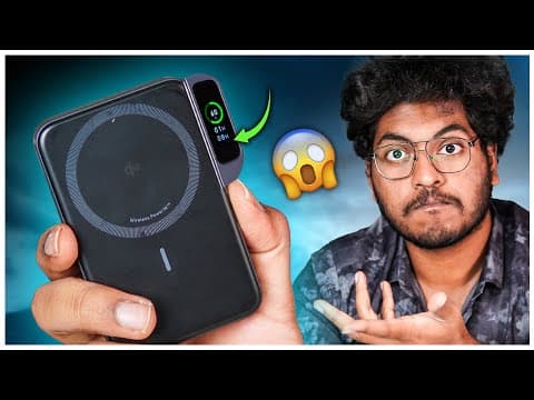 I Tried Wireless Powerbank With Display 😱🔥|| Anker Maggo Review In Telugu