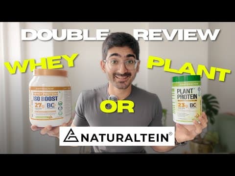 Naturaltein Double Review - Whey Vs Plant Protein Full Analysis!