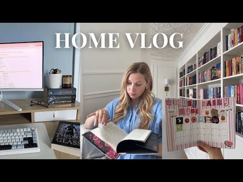 Home Vlog 🏡 Cozy Homebody Life, New Desk, Mental Health Chats, Throne Of Glass Updates & More!