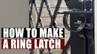 How To Make A Ring Latch | Jimbo's Garage