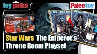 All New Palitoy Inspired Star Wars Playset - The Emperor's Throne Room Review - Toy Polloi