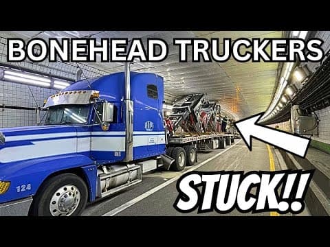 Bad Truck Drivers | Bonehead Truckers Of The Week | Throwback Thursday