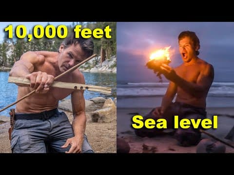 Can You Make Fire At 10,000 Feet?