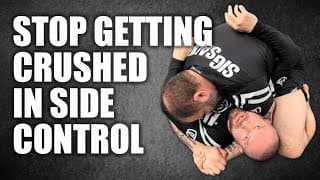 Escaping Smashy Side Control Vs Heavier Opponents