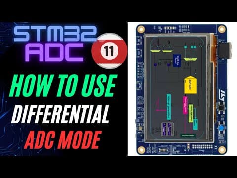 Stm32 Adc #11. Adc Differential Mode Explained