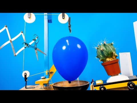 6 Satisfying Balloon Popping Machines!