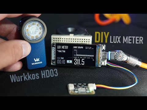Testing Flashlights With My Diy Lux Meter (featuring Wurkkos Hd03 )
