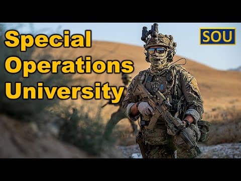 Special Operations University - Learn From The Best Of The Best