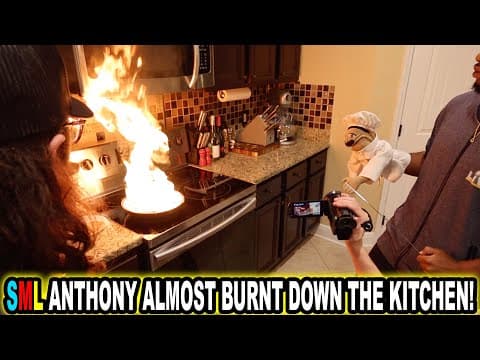 Sml Anthony Almost Burnt Down The Kitchen!