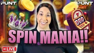 🔴🟣🎰 Spin Mania Live! Big Wins Or Bust! On Punt Social Casino 🔴🟣