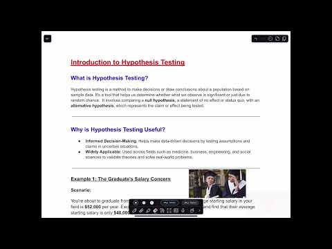 Introduction To Hypothesis Testing