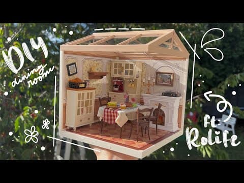 Building A Miniature Dining Room! | Ft. Rolife.｡.:*☆