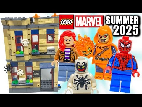 Lego Spider-man Peter Parker's Apartment Early Review! Summer 2025 Set!