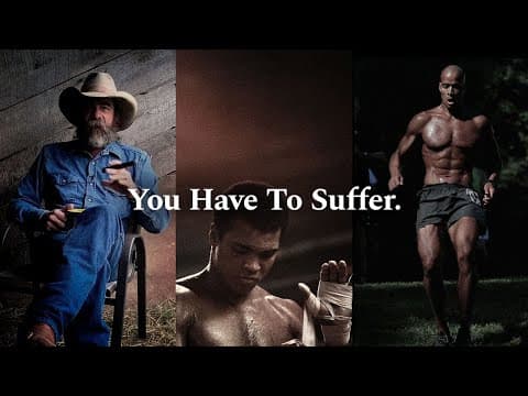 To Grow You Must Suffer 2.0 - Powerful Motivational Speech Video