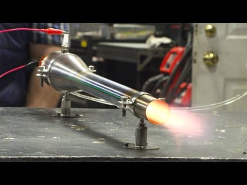 A Pulse Jet Engine That Runs On Gasoline