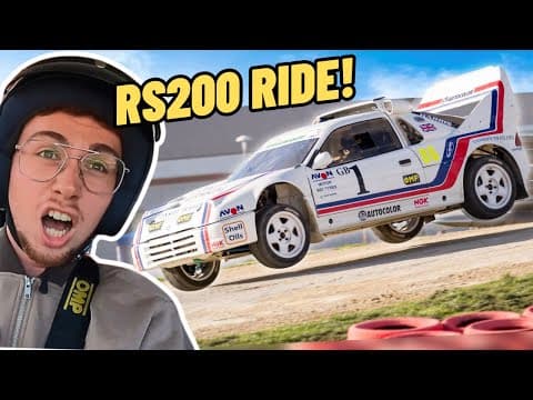 This Ford Rs200 Scared Me! Rally Cross Legend