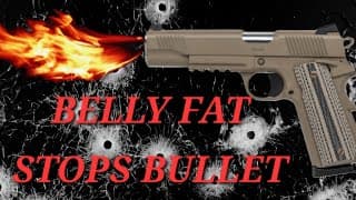 Belly Fat Saves Man From Bullet!