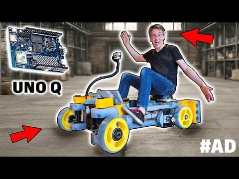 Arduino Uno Q Face Controlled Car