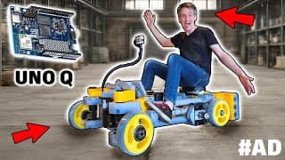 Arduino Uno Q Face Controlled Car