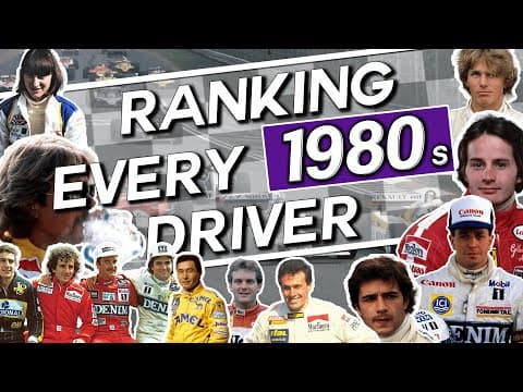 Ranking Every F1 Driver Of The 1980s!