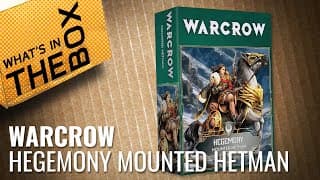 Great New Commander For Warcrow? Hegemony Mounted Hetman Review | Corvus Belli