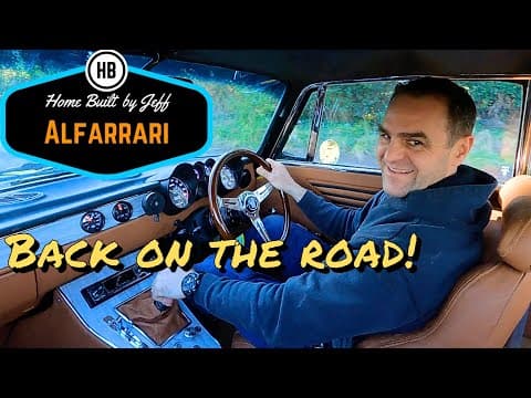 Back On The Road - Ferrari Engined Alfa 105 Alfarrari Build Part 234