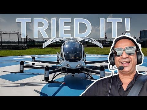 First Nepali To Fly Ehang Evtol “flying Taxi” At Headquarters Ehang Guangzhou | Lokesh Oli