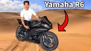 Taking My Sport Bike To The Sand Dunes