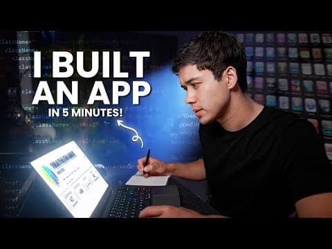 I Built an AI App in 5 Minutes with ZERO Experience (this is insane!)