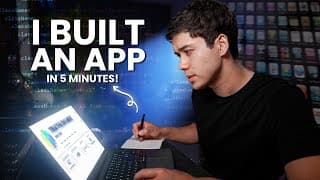 I Built an AI App in 5 Minutes with ZERO Experience (this is insane!)
