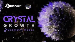Procedural Crystal Growth In Blender