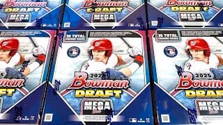 $1,500 Pull From The Brand New 2025 Bowman Draft Mega Boxes!