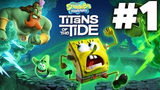 Spongebob Squarepants Titans Of The Tide Gameplay Walkthrough Part 1 - Intro