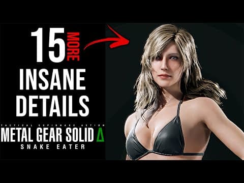 Another 15 Insane Details In Metal Gear Solid Δ: Snake Eater