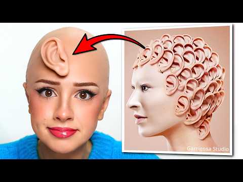 I Tried Sticking 100 Ears To My Head 😭