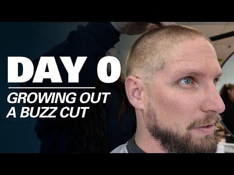 How To Grow Out A Buzz Cut: Day 0