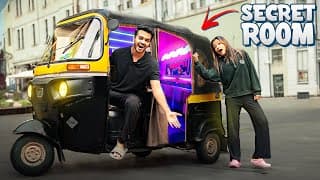 I Built A Secret Room In Auto Rickshaw! Ft. ​⁠@riyagogoi
