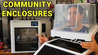 Testing Two Community Snapmaker U1 Top Covers - Cheap Enclosures