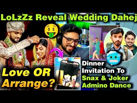 Lolzzz Love Or Arrange Marriage & Stream With Bhabhi ❤️invite Snax & Joker Dinner 🍽️ Admino Dance 🤣