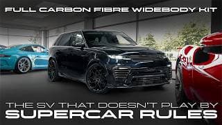 Supercar Presence. Suv Practicality. Meet The Carbon Fibre Urban Widebody Sv.