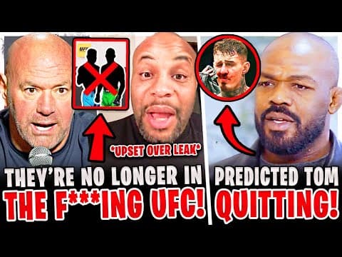 Dana White Releases Multiple Fighters After Ufc 321! Daniel Cormier Not Happy W/ Tom Aspinall
