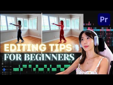 How To Get Started In Editing! Beginner Tips & New Features In Adobe Premiere | Yb Chang Biste