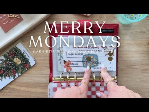 Merry Mondays | Cash Envelope Stuffing $169 | Christmas Savings Challenges